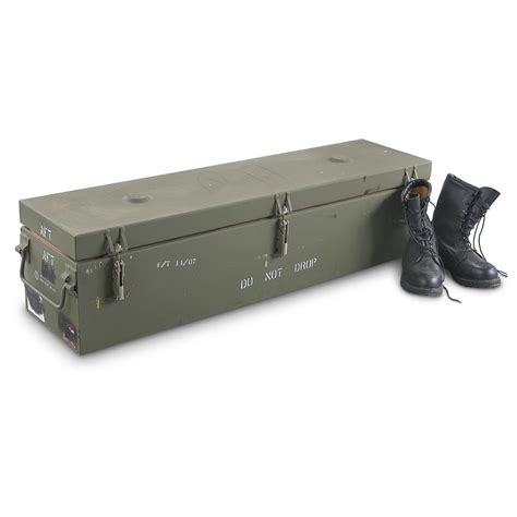 steel rockect box|Military Storage Containers .